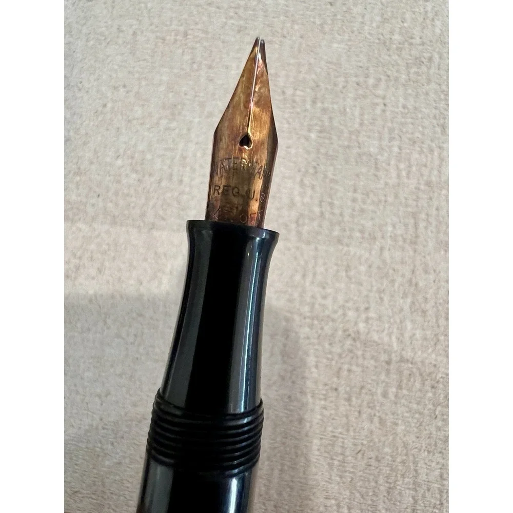Ultra Rare Waterman 455 Sterling‎ Silver Overlay Fountain Pen 1925
